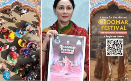 Ghoomar Festival 2025:घूमर महोत्सव 19 नवंबर को राजस्थान के 7 संभागों में एक साथ होगा 'महा-उत्सव'