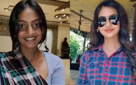 Monalisa Bhosale:शर्ट-पैंट और काला चश्मा: माला बेचने वाली मोनालिसा का मॉडर्न अवतार, बॉलीवुड में डेब्यू को तैयार