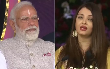 Saty Sai Baba Centenary:सत्य साईं बाबा शताब्दी समारोह: ऐश्वर्या राय ने की PM मोदी की प्रशंसा, सेवा और प्रेरणा का संदेश