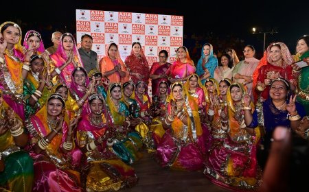 Ghoomar Festival 2025:राजस्थान ने रचा इतिहास: 6100 महिलाओं ने एक साथ किया घूमर, एशिया बुक ऑफ रिकॉर्ड्स में दर्ज