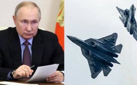 SU-57 Fighter Jet:पुतिन की यात्रा से पहले रूस का बड़ा ऑफर: भारत को मिलेगा 5वीं पीढ़ी का स्टील्थ फाइटर जेट Su-57, पूरी तकनीक भी