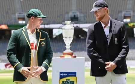 AUS vs ENG:एशेज 2025: पर्थ में इंग्लैंड ने टॉस जीतकर पहले बल्लेबाजी का फैसला किया, वुड और आर्चर एक साथ