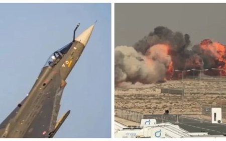 Tejas Crash In Dubai:दुबई एयर शो में भारत का तेजस लड़ाकू विमान क्रैश, पायलट की दुखद मौत