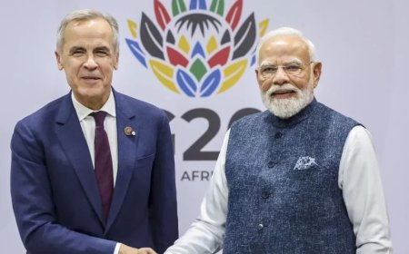India-Canada Relations:कनाडा के प्रधानमंत्री मार्क कार्नी 2026 की शुरुआत में भारत आएंगे, G20 शिखर सम्मेलन में मिला निमंत्रण
