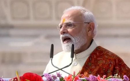 Ram Mandir Ayodhya:राम मंदिर शिखर पर ध्वज फहराने के बाद PM मोदी: 'सदियों के घाव भर रहे हैं', संपूर्ण भारत राममय