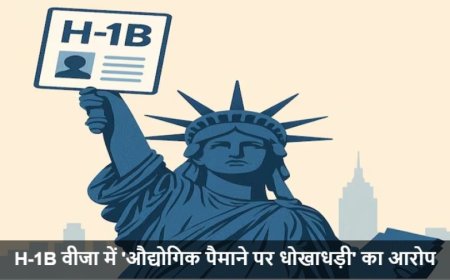 H-1B Visa Fraud:H-1B वीजा में 'औद्योगिक पैमाने पर धोखाधड़ी' का आरोप, भारतीय जिले में जारी हुए 2.2 लाख वीजा