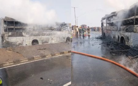 Kanpur Bus Fire:कानपुर में दिल्ली-वाराणसी स्लीपर बस में भीषण आग, यात्रियों ने कूदकर बचाई जान; लाखों का सामान जलकर राख
