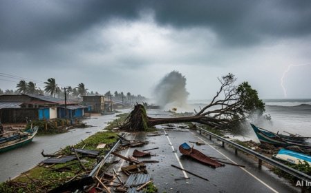 Cyclone Storm Ditwah:श्रीलंका में 'दित्वा' का कहर: 123 मौतें, अब भारत के इन राज्यों की ओर बढ़ रहा चक्रवात, उड़ानें और स्कूल बंद