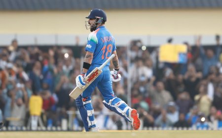 Virat Kohli New Record:विराट कोहली ने रचा इतिहास: सचिन तेंदुलकर का रिकॉर्ड तोड़ा, घर में 59वां पचास प्लस स्कोर