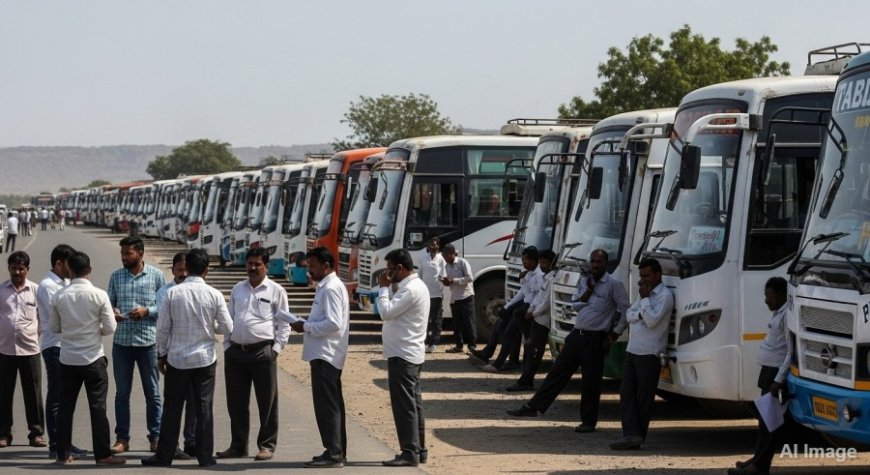 Rajasthan Bus Operators:राजस्थान में निजी बस ऑपरेटर्स का 24 घंटे का अल्टीमेटम, 'चक्का जाम' की तैयारी