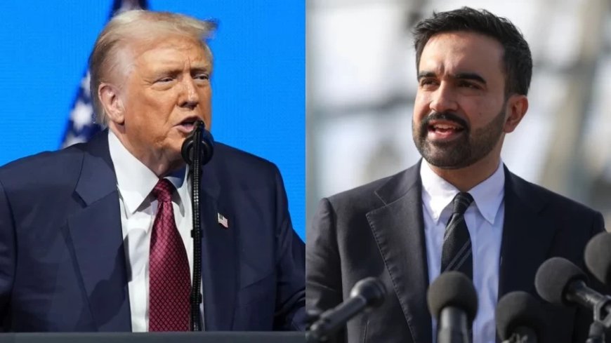 Trump vs Mamdani:ट्रंप ने न्यूयॉर्क के मेयर ममदानी को दी चेतावनी: 'वॉशिंगटन का सम्मान करें, वरना नहीं मिलेगी कामयाबी'