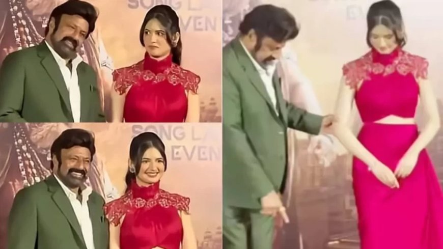 Harshaali Malhotra:नंदमुरी बालकृष्ण की हरकत पर भड़के फैंस, 'मुन्नी' हर्षाली मल्होत्रा को असहज करने का आरोप