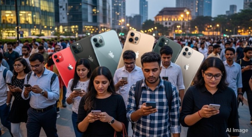 Apple India:Apple की भारत में रिकॉर्ड तोड़ ग्रोथ: तीसरा सबसे बड़ा iPhone मार्केट बना भारत, डबल-डिजिट वृद्धि जारी