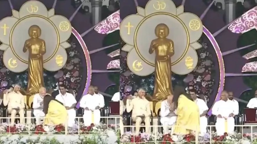 Aishwarya Rai Bachchan:PM मोदी के आगे झुकीं ऐश्वर्या राय, पैर छूकर लिया आशीर्वाद, वीडियो हुआ वायरल
