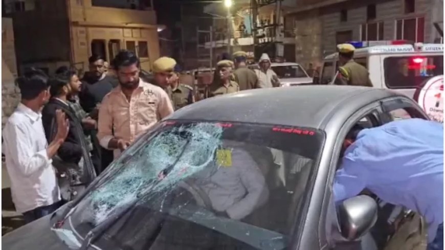 Barmer Attack:'रजिया बनी राधिका' विवाद: बाड़मेर में मां-बेटे पर जानलेवा हमला, कार तोड़ी; 3 संदिग्ध हिरासत में, RAC तैनात