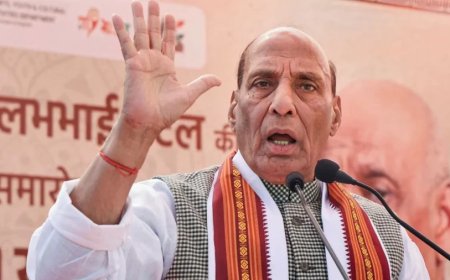 Rajnath Singh:नेहरू जनता के पैसे से बाबरी मस्जिद बनवाना चाहते थे, पटेल ने रोका- राजनाथ सिंह