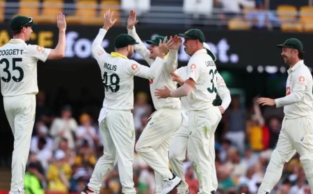 AUS vs ENG:ब्रिस्बेन पिंक बॉल टेस्ट में ऑस्ट्रेलिया की एकतरफा जीत, इंग्लैंड को 8 विकेट से धोया
