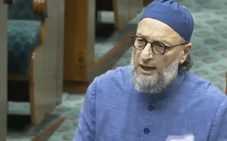 Parliament Session:देशभक्ति को धर्म से न जोड़ें: ओवैसी ने संसद में कहा, 'वंदे मातरम्' वफादारी का टेस्ट नहीं