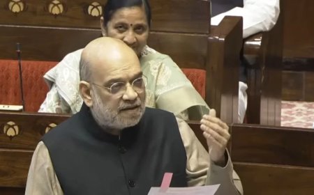 Amit Shah News:नेहरू ने वंदे मातरम् के टुकड़े किए, देश भी बंट गया… राज्यसभा में बोले अमित शाह