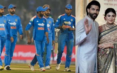 Rivaba-Ravindra Jadeja:रवींद्र जडेजा की पत्नी रिवाबा ने टीम इंडिया पर लगाए गंभीर आरोप, पति की तारीफ में कही बड़ी बात