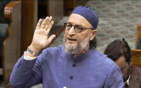 Asaduddin Owaisi News:ओवैसी ने संसद में उठाया मुस्लिम प्रतिनिधित्व का मुद्दा, चुनाव आयोग पर लगाए गंभीर आरोप