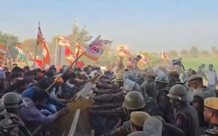 Hanumangarh Protest:एथेनॉल फैक्ट्री के विरोध में हनुमानगढ़ में महापंचायत: किसान नेता राकेश टिकैत की अगुवाई में बड़े आंदोलन की तैयारी