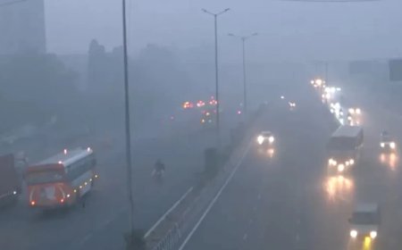 Delhi Air Pollution:दिल्ली-NCR में कोहरे और प्रदूषण का दोहरा कहर: AQI 464, GRAP-4 लागू