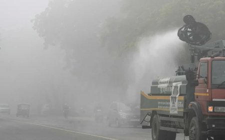 Delhi Pollution:दिल्ली में दम घोंटती धुंध: IGI एयरपोर्ट से 228 उड़ानें रद्द, स्कूल ऑनलाइन