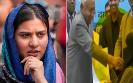 Hijab Controversy:हिजाब विवाद में घिरे नीतीश कुमार, सपा सांसद इकरा हसन ने बताया 'शर्मनाक'