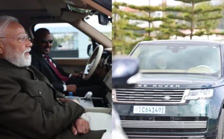 PM Modi In Ethiopia:इथियोपिया में PM मोदी का अभूतपूर्व स्वागत: अबी अहमद ने खुद गाड़ी चलाकर कराई सैर
