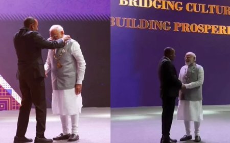 PM Modi In Ethiopia:इथियोपिया ने पीएम मोदी को 'द ग्रेट ऑनर निशान ऑफ इथियोपिया' से नवाजा, भारत-इथियोपिया संबंधों को मिली नई ऊंचाई