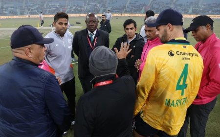 IND vs SA T20:कोहरे के कारण भारत-दक्षिण अफ्रीका चौथा टी-20 रद्द, सीरीज का फैसला अहमदाबाद में