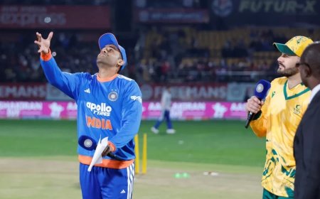 IND vs SA T20:5वे टी-20 में मुकाबले में साउथ अफ्रीका ने टॉस जीतकर गेंदबाजी चुनी- संजू की वापसी, देखें प्लेइंग 11