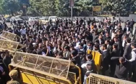 Save Aravali Campaign:अरावली बचाओ: उदयपुर में वकीलों का प्रदर्शन, नई परिभाषा पर फूटा गुस्सा, मेवाड़ के रेगिस्तान बनने का डर