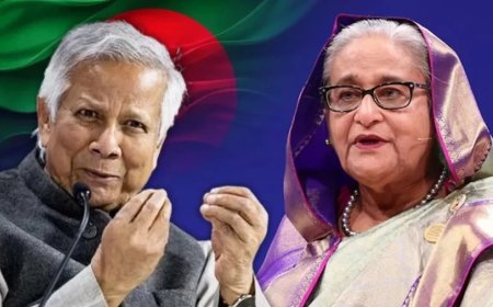 Bangladesh Violence:हमारी खुशहाली भारत से अच्छे संबंधों पर टिकी… बांग्लादेश के हालातों को लेकर यूनुस पर बरसीं शेख हसीना