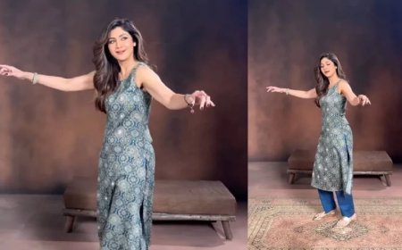 Shilpa Shetty Dance:शिल्पा शेट्टी ने किया अक्षय खन्ना का वायरल डांस, 'धुरंधर' के गाने पर मचाया धमाल