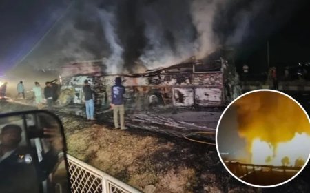 Karnataka Bus Fire:कर्नाटक में भीषण बस हादसा: ट्रक से टक्कर के बाद 17 यात्री जिंदा जले