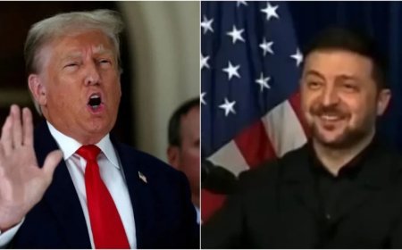 Trump-Zelenskyy Meeting:पुतिन पर ट्रंप के बयान से जेलेंस्की की छूटी हंसी, शांति वार्ता पर हुई अहम चर्चा