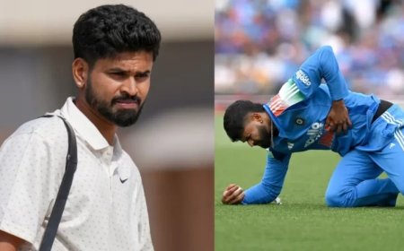 Shreyas Iyer Injury:श्रेयस अय्यर न्यूजीलैंड सीरीज से बाहर, मेडिकल रिपोर्ट में 50 ओवर के मैच के लिए अनफिट