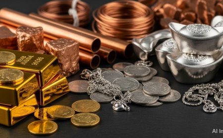 Metal Market Crash:मेटल मार्केट में कोहराम: अमेरिकी फेड के संकेतों से सोना, चांदी और कॉपर में भारी गिरावट