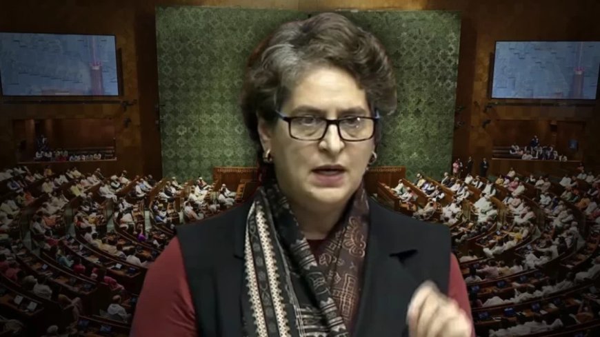 Parliament Winter Session:लोकसभा में प्रियंका गांधी का 'वंदे मातरम्' पर जोरदार भाषण: बहस को बताया राजनीतिक चाल