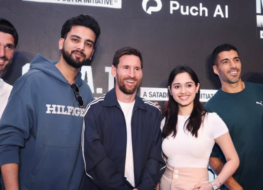 Lionel Messi India Tour:मेसी का भारत दौरा: जन्नत जुबैर और एल्विश यादव ने की मुलाकात, दिल्ली में होगा भव्य समापन