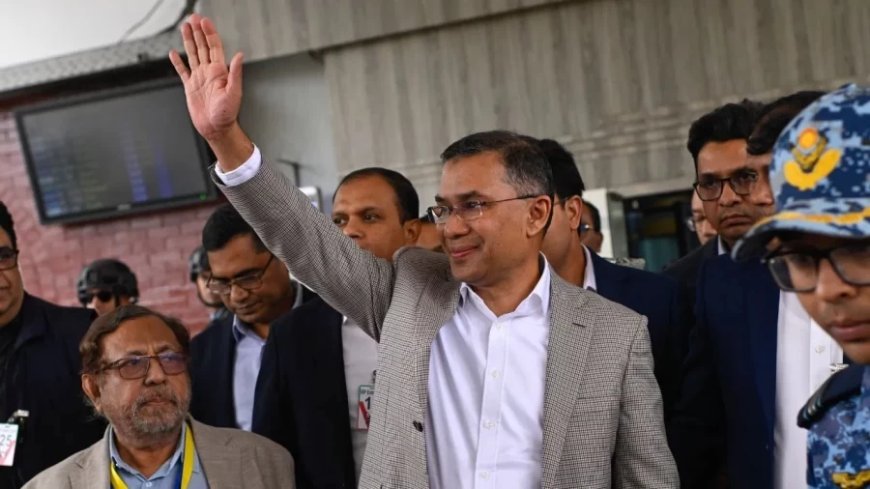 Bangladesh Elections:17 साल बाद बांग्लादेश लौटे खालिदा जिया के बेटे तारिक रहमान, एयरपोर्ट पर उमड़ा जनसैलाब