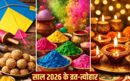 Vrat and Festival Calendar 2026:व्रत और त्योहार 2026: जनवरी से दिसंबर तक के सभी प्रमुख पर्वों और व्रतों की विस्तृत सूची