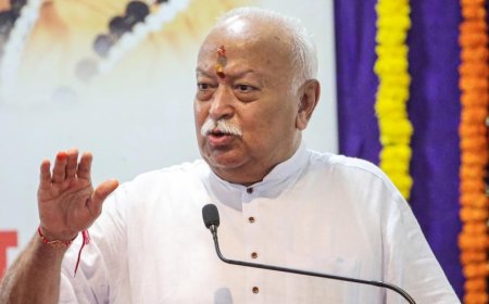 Mohan Bhagwat:भागवत बोले- भाजपा को RSS कंट्रोल नहीं करता; संघ का उद्देश्य समाज निर्माण, सत्ता नहीं