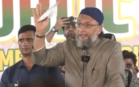 Owaisi on PM Modi:ओवैसी का PM मोदी पर बड़ा हमला: 'जब ट्रंप कर सकता है तो आपको भी करना पड़ेगा'