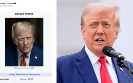 US-Venezuela Conflict:डोनाल्ड ट्रंप का चौंकाने वाला दावा: खुद को बताया 'वेनेजुएला का कार्यवाहक राष्ट्रपति'