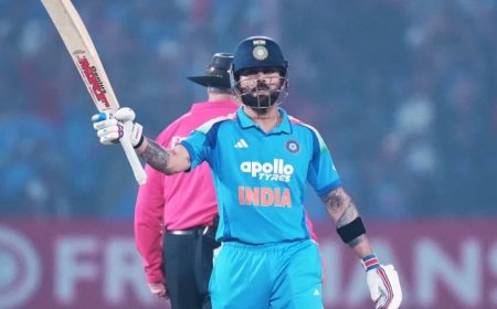 IND vs NZ ODI:विराट कोहली रचेंगे इतिहास: न्यूजीलैंड के खिलाफ सिर्फ एक रन बनाते ही तोड़ेंगे सचिन का रिकॉर्ड