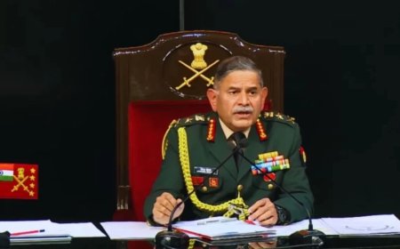 Operation Sindoor:सेना प्रमुख की पाकिस्तान को कड़ी चेतावनी: '8 आतंकी कैंप सक्रिय, भारतीय सेना बना रही मिसाइल और रॉकेट फोर्स'