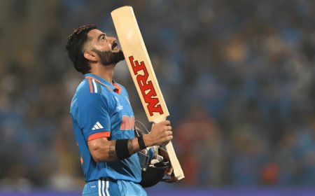 Virat Kohli News:सचिन के 100 शतकों के रिकॉर्ड से 17 सेंचुरी दूर कोहली, क्या तोड़ पाएंगे 'क्रिकेट के भगवान' का कीर्तिमान?